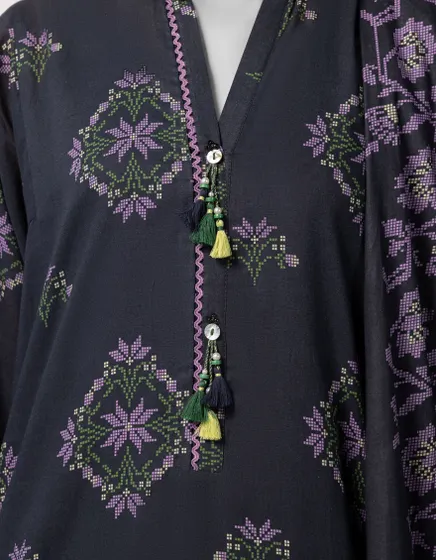 MULTICOLOR LAWN PRINTED UNSTITCHED 2PC - Image 3