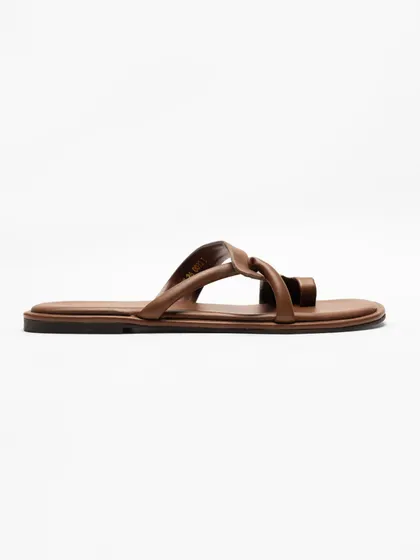 BROWN FORMAL SLIDES - Image 2