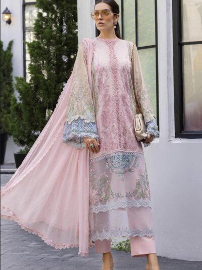 Maria B 3 Piece Unstitched Embroidered