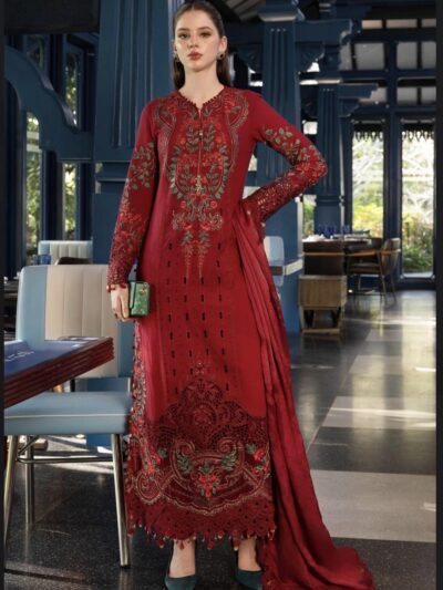 Maria B 3 Piece Embroidered
