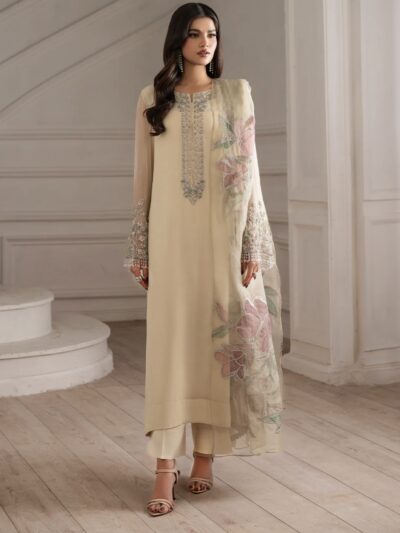 EMBROIDERED CHIFFON