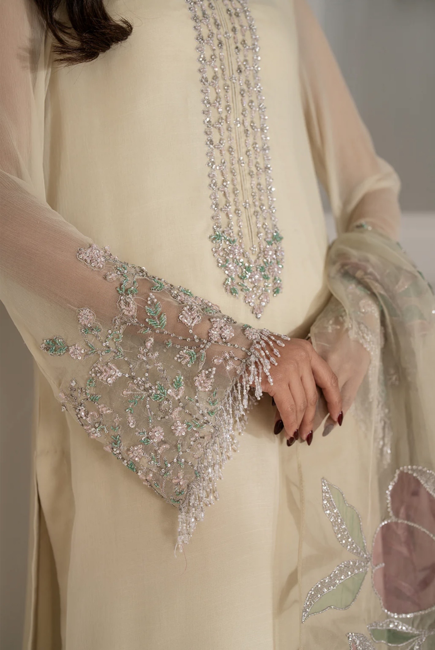 EMBROIDERED CHIFFON - Image 2