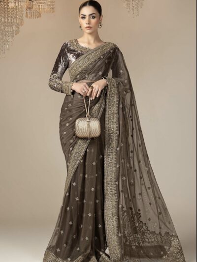 MARIA.B. Embroidered Net Saree