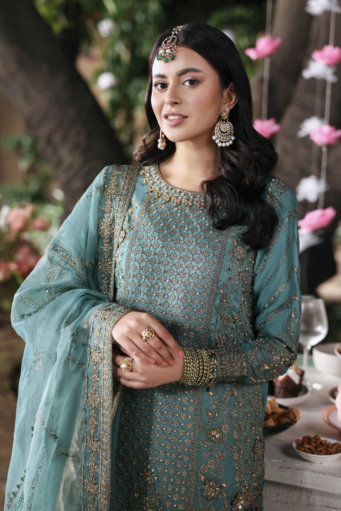 MARIA.B. 3 Piece Raw Silk Suit - Image 3