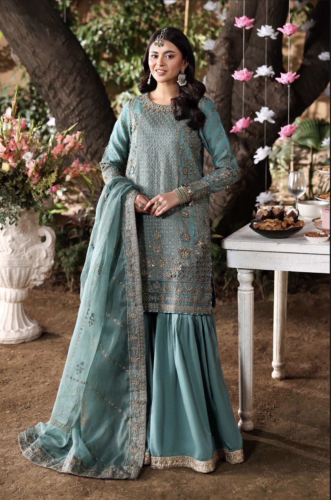 MARIA.B. 3 Piece Raw Silk Suit - Image 2