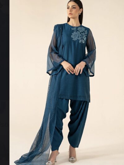 MARIA.B. 3 Piece Cotton Net Suit