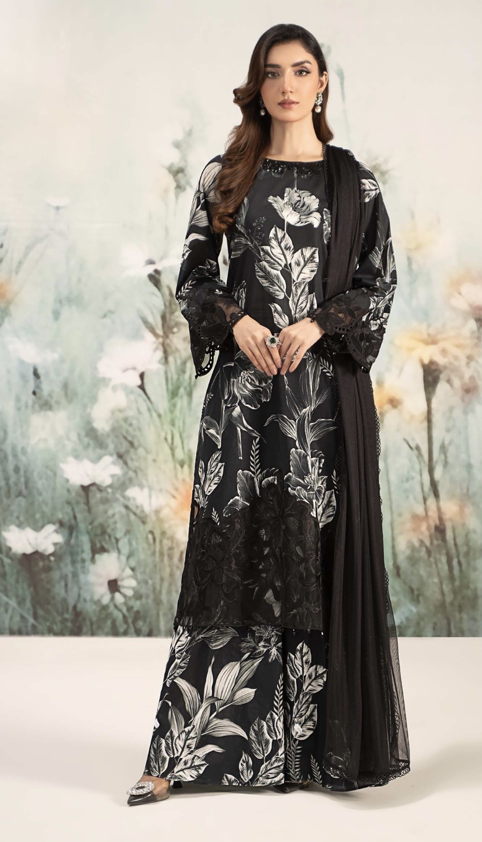 MARIA.B 3 Piece Printed Lawn Suit