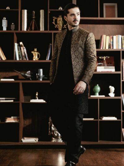 Metallic Gold Emb Jacket